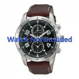 Uhrenarmband Seiko 7T62-0HX0 / SNAC11P1 / 4A332JL Leder Braun 21mm